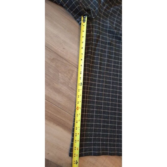 J. Jill Black Check Pleated Full Leg Cropped Ponte Pant Size XS - Picture 9 of 13